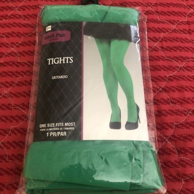 Green Tights Leotards St. Patrick’s Day Costume Adult Plus Up To 200 Lb NEW