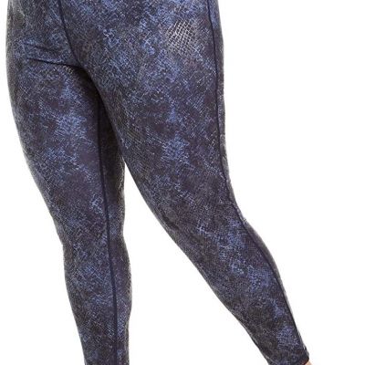 allbrand365 designer Womens Activewear Plus Size Python Print Leggings Size:3X