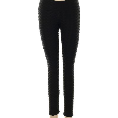 Love University Women Black Leggings S