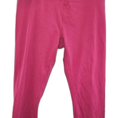 CRZ YOGA Women's Workout Capris - Magenta Pink