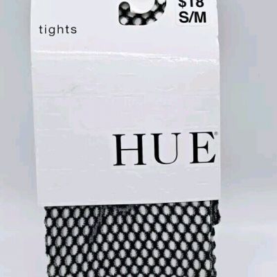 Hue Nylon Tights Sz S/M STEEL Floral Net Tights Nylon Style # U13023 $18