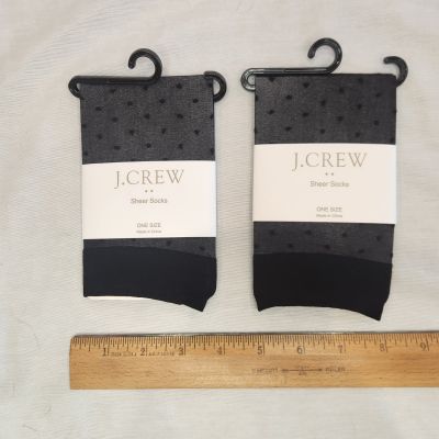 J. Crew Sheer Socks One Size