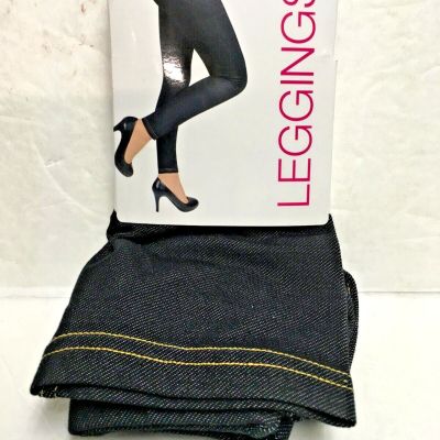 LEGGINGS DENIM SIZE MEDIUM  NEW IN PACKAGE