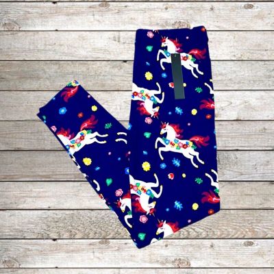 Women’s Leggings Unicorn Print Size L/XL NWT Extra Stretchy Buttery Soft NEW MIX