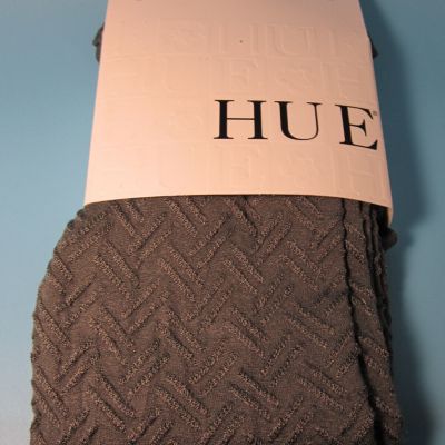 NWT HUE - Tights Size M/L  WT 165-200 LBS  Grey Zig-Zag