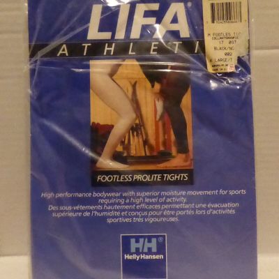 Helly Hansen Footless Prolite Tights Lifa Athletic, Black X-Large