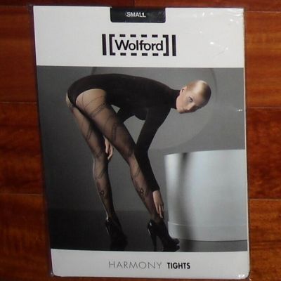 NWT Women's Wolford Harmony Tights Color Black  Size S Style 18589