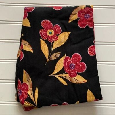 NWT LuLaRoe TC flower floral black Tall & Curvy LLR NEW