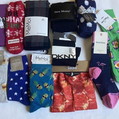 Sock And Tights Bundle Lot Nordstrom/J.Crew Most One Size