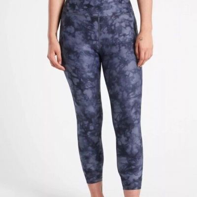 NWT Women’s Athleta Tie Dyed Salutation Stash Pocket 7/8 Tight Leggings Sz 1x