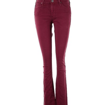 Adriano Goldschmied Women Red Jeggings 26W