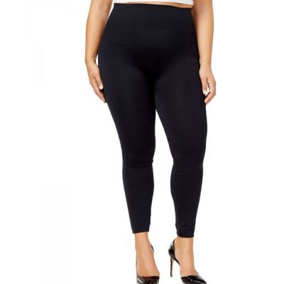 Spanx Look at Me Now Seamless Black Leggings Plus Size 2X pull On Stretchy