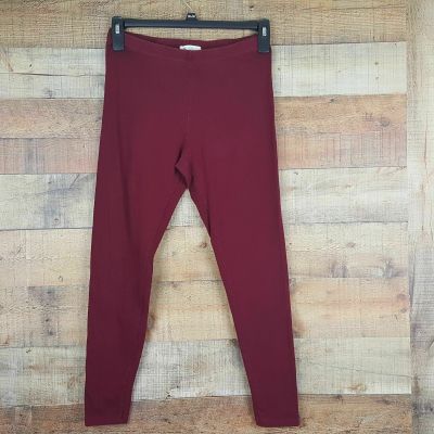 Forever 21 Plus Sizes Legging Pants Women's Size 0X Red TD12