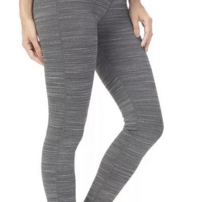 Women Power Flex Yoga Pants Workout Sports Running Leggings Gray Xs