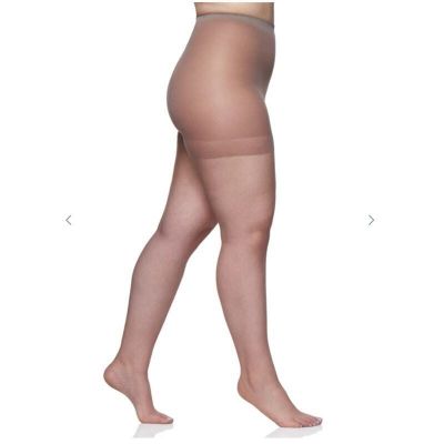 Berkshire Queen Ultra Sheer Control Top Pantyhose size 1X - 2X Sandalfoot Toe