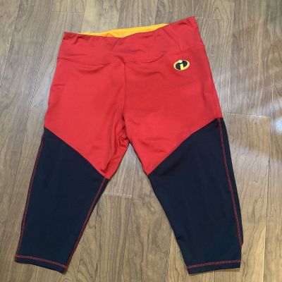 Women’s Disney Pixar Incredibles 2 No Capes! Yoga Capri Pants Plus Size 3