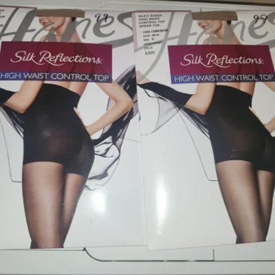 NEW 2 Silk Reflections Pantyhose in little color Size: ef