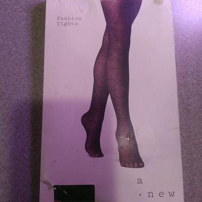 A New Day Fashion Tights Women Medium/Large Black