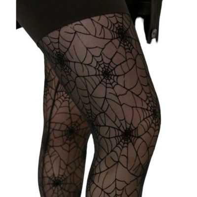 TORRID Spider Web Design Full Length Signature Waist Flocked Legging NWT Size 1X