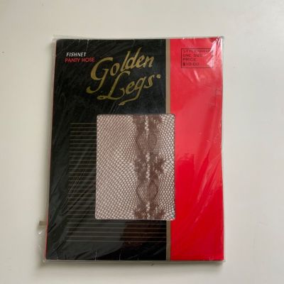 Golden Legs Fishnet Panty Hose,  One Size