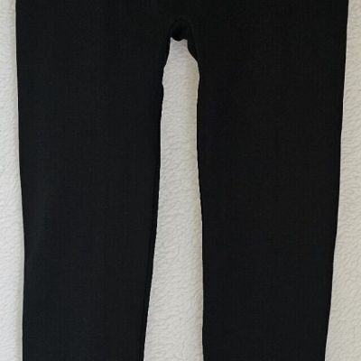 Gold Medal International Womens Legging Pants Size L/XL Black Fleece Lined NEW