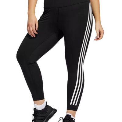 adidas Womens Versatility Training Icon 3-Stripes 7/8 Tights 3X