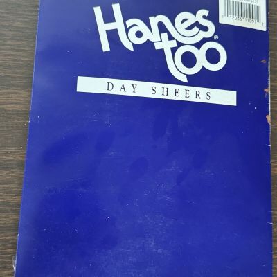 Hanes Too Day Sheers Size CD Control Top Pearl Reinforced Toe Made in USA