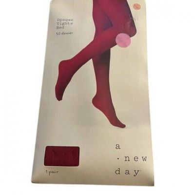 A New Day Women's 50D Opaque Tights L/XL