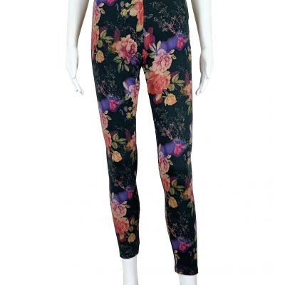 JOHNNY WAS Los Angeles BOSSANOVA Floral Print Leggings Pant Size XS Beautiful!