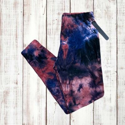 Women’s Leggings Plus Size 1X-2X NWT Tie Dye Extra Stretchy High Waist Comfort