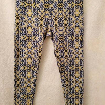 Womens Leggings Pants Size Tall & Curvy LuLaRoe Multicolor