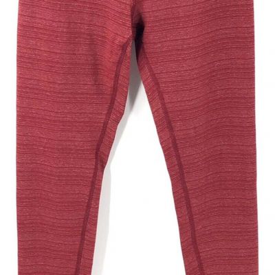 Beyond Yoga Womens Spacedye Red Leggings Size XS Yoga Gym Workout Full Length