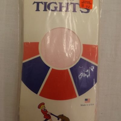 Vtg 70s 80s Buster Brown Light Pink Seamless Tights Girls Sz 11-12 / 74-87 lbs