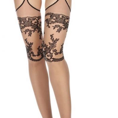 MeMOÍ LoveMoi Lady In Red  Suspender Sheer Pantyhose | Lov405 |