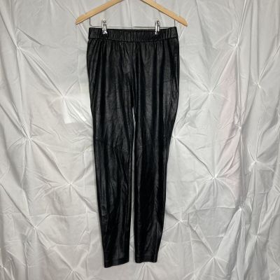 Free People Vegan Faux Leather High Rise Leggings Womens Size 26