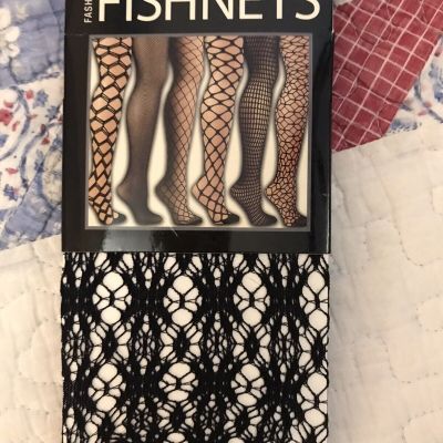 Fishnet stockings Fashion Fishnets black tights One Size NEW!