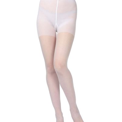 Women's Essential Control Top Satin Sheer Pantyhose