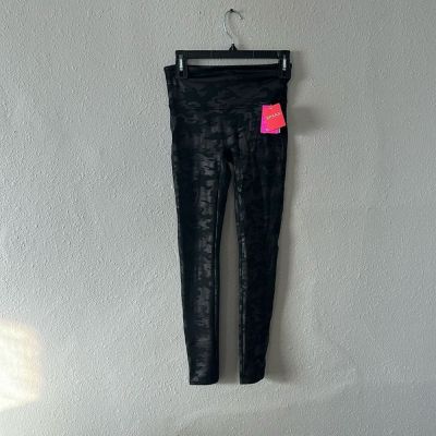 NWT SPANX Faux Leather Camo Legging