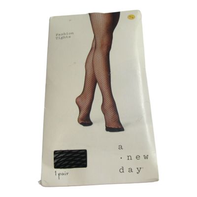 A New Day Girl Size S/M Fashion Tights (1 Pair) Black