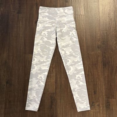 Strut This White Camo Pilates Yoga Workout Leggings Women's Size OS (One Size)