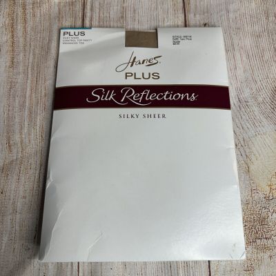 Hanes plus silk reflections pantyhose Vintage