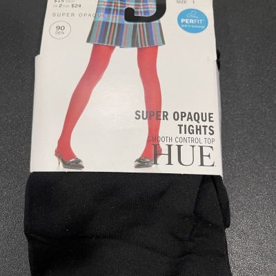 Hue Women's Super Opaque Control Top Tights Size 1     5787