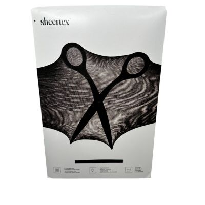 New Sheertex Shaping Sheer Rip Resist Tights NAVY BLUE Size XL