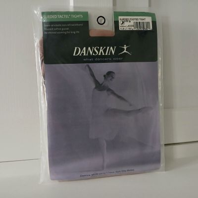 1-Pr Danskin Sueded Tactel Footed Dance Tights Sz:B 5'1