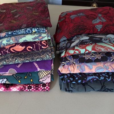 LuLaRoe Leggings Lot Of 15 OS Popular Prints