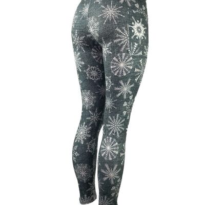 Vintage Style Snowflakes - Leggings Multiple Sizes Super Soft w/ POCKETS!!