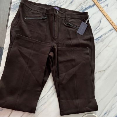 NWT NYDJ deep chocolate brown legging size 18W