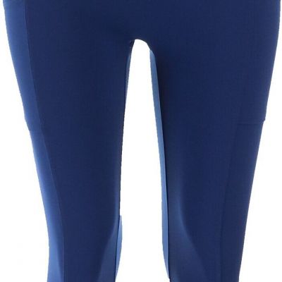 zuda Z-Stretch Momentum Crop Leggings Bright Navy M NWOT (680)