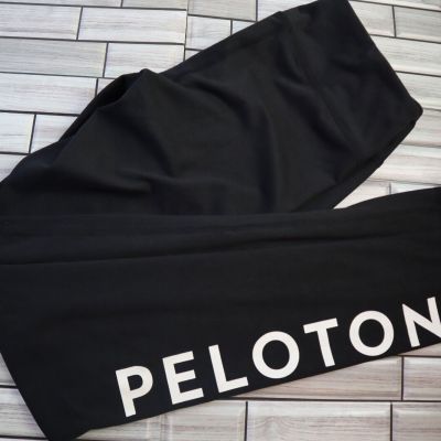 PELOTON Womens Workout Leggings Pants Black Size Small