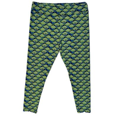 LuLaRoe Disney Toy Story Green Alien Leggings TC2 Plus Size